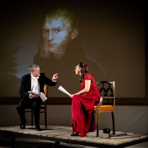 Theater Vorpommern_Wanderers Nachtlied_(C) Peter van Heesen (mit Markus Voigt und Elke Zeh)